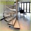 New Design Interior 304 Stainless steel pipe stair handrail