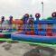 bouncy castle inflatable water slide with pool combo