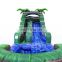 Rainforest Waterslide With Pool, Kids Backyard Inflatable Water Slides For Sale