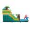 2020 New Arrivals Home Use Crownfish Jungle Water Slide Pool Children Kids Backyard Inflatable Water Slides For Backyard