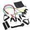 11pcs Exercise Sports Latex Fitness Handles Training Resistance Tubes Set