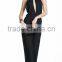 OME Sexy Blackless Sleeveless Women Jumpsuit/China Factory