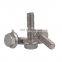 DIN 6921 10mm bolts Grade 8.8 Zinc Coated Stainless Steel serrated flange bolt iso4162/ din6921/en1665 Hex Flange Screws
