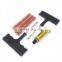 YAQIYA brand Tubeless emergency Tire Repair Tool Kit for tire repairing Case Plug Needle Tubeless Tires Insert Spiral Hex