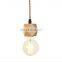 Nordic Wooden Pendant Lamp E27 Mini Size Decorative Pendant Lighting For Bar Room