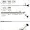 Medical 170mm Rigid ENT Endoscope Sinuscope Instrument 70 Degree Rigid Endoscope