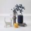 2021 Minimalism Nordic Designed Handmade Column Shape Matte Ceramic Porcelain Flower Vase