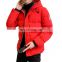 Wholesale custom men's jackets Pure color hooded zipper casual and comfortable loose Short down jacket Bread service