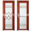 Soundproof Customized Casement Aluminum Door with Tempered Glass