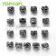 Topearl Jewelry Assorted Stainless Steel Bead European Charm Bead Antique Black Silver TCP01