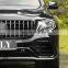 CLY Body kits For Mercedes 16-19 GLC X253 GLC300 GLC260 SUV Upgrade GLC63 AMG Car Bumpers Grill Lining Wheel Arch Diffuser Pipe