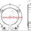 OD1200MM Hydraulic retaining Clamp with 1000mm and 880mm insert used for double wall casing clamp