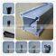Transparent supermarket separator bar Acrylic triangle profile
