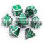 Wholesale Custom Dices Set with Numbers Polyhedral Dice for Dungeons and Dragons Game Sicbo Material Metal Dice