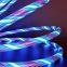 Hot Selling Illuminated cable LED USB Charging Line 1m Mobile Phone Led Light Flowing Charging Cable PVC Streamer Data Line