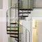 Indoor Customized Style steel structure spiral staircase price