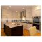 Modern design custom build cheap wood luxury white shaker island usa kitchen cabinets
