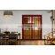Floor-mounted double glass door aluminum frame sliding design  2021 trending products large entrance door