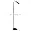 Blown glass super bright new minimalist led corner floor lamp reading for living room standing with stand