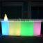 Led Plastic Portable Bar Counter Furniture/straight Led Mobile Bar Portable Led Light Modern Bar Counter Waterproof for Sale
