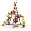 Kids Outdoor  Large Plastic Slide Ball Tower Playground Equipment