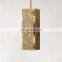Retro Luxury Round Tier Living Room Decoration Brass Chandelier  Kitchen Bedroom Ceiling Pendant Lights