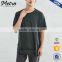 OEM Factory Short-Sleeve Double Layer T-Shirt With Raw Cut Hem