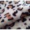 Wholesale Orange Ocelote Printed Brushed Flannel Fleece Fabrics