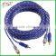 Haiyan Huxi China Supplier Fashion Design Useful Japan Video 10 Pin Mini Din To L Shape Rca Audio Video Cable