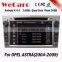 WECARO Touch Screen Canbus Ipod Pure Android 4.4.4 Car Multimedia Radio CD Player for Opel Astra 2004 - 2009