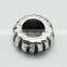 Lead Free Nickle Free Zinc Alloy Pdora Tire Shape Jewelry Hole Beads for Bracelets and Necklaces