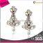 Newest Arrival Fashion Wholesale Crystal Bridal Earrings With AB And Clear Crystals Stones