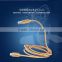 Golf 2.1A High Speed USB Data Cable For IOS 3M Nylon Braided Aluminum USB Cable For iPhone SE 6 6S iPad TB-0372