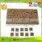 Preschool Wooden Math Learning Toys 1-50 Number Board Intelligence Toys