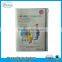 Plastic diary cover with document bag