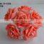 Heart shape artificial rose flower PE foam rose, silk rose for wedding in hot sale