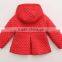 new design popular quilted coat for girls