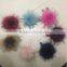 Fashion 15cm raccoon fur ball key chain New pom poms keychain Key ring