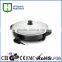 electric paella pan electric frying pan thermostat electric fry pan stainless steel 40cm