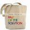 high quality POS solution promotional customized canvas tote bag