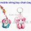 promotional 3D beauty Key Chain/PhoneChain/Bag Decoration