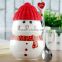 2016 Hot Sale New Snowman ceramic coffee tumblers with spoon/Christmas promotion coffee mugs with handle/Customed coffee mugs