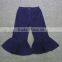High quality girls denim double ruffle pants kids denim jogging pants children denim jeans pants wholesale