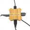 USB Charging 4-Port USB 2.0 Hub Wooden Material Portable Hub