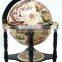 13"/330mm Diam Wooden Antique Wine Globe Bar Cabinet
