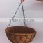 China wrought iron hanging basket