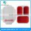 Collapsible Lunch Box Food Storage Tub With Fork for Camping Picnic