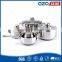 7pcs mirror polish european style stainless steel cookware sets kitchen