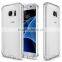 Transparent clear PC+TPU case phone housing For samsung galaxy S7