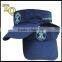 white and pink curved brim sun visor cap